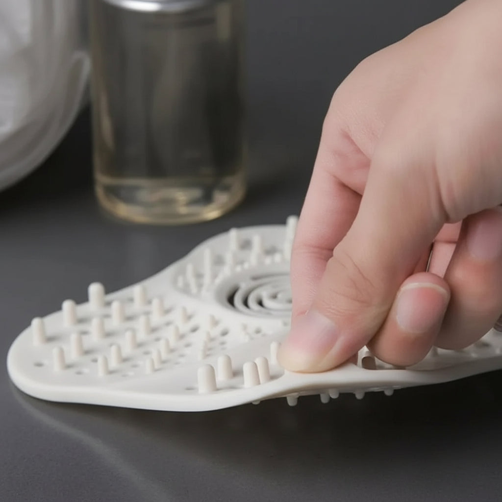 Anti-Clog Spiral Shower Drain Hair Catcher – Keeps Your Drain Clear and Flowing