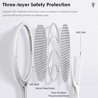 5 in 1 Fast Charging Bug Zapper Racket