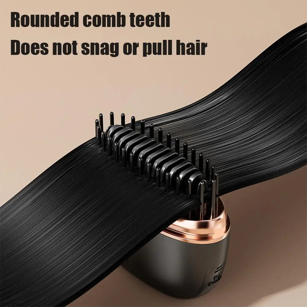 Cordless 2-in-1 Portable Ceramic Hair Straightener - Travel-Ready
