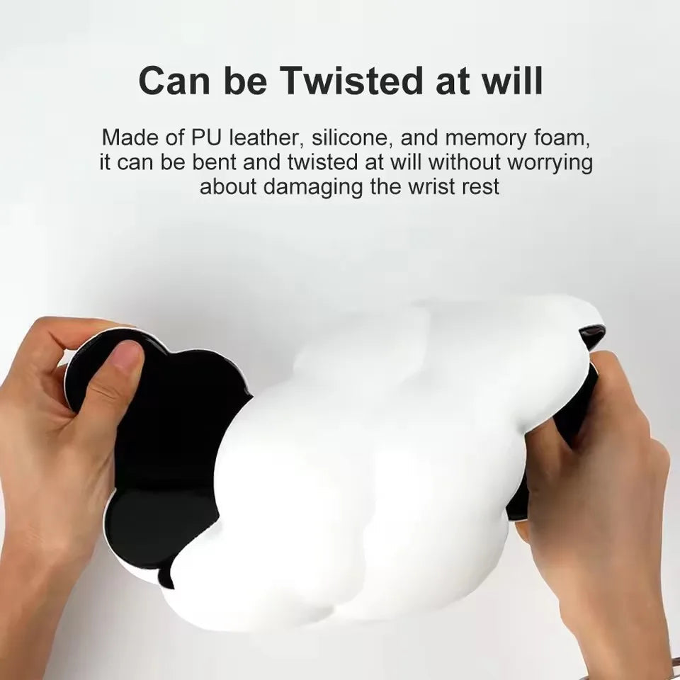 Cloud-Like Memory Foam Wrist Rest for Ergonomic Comfort
