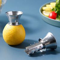 Premium Stainless Steel Manual Lemon Juicer – Effortless Hand-Cranked Citrus Squeeze