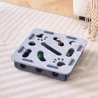 Cozy Felt Interactive Cat Puzzle Box — Engaging Toy for Curious Cats