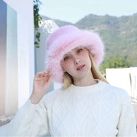 Women’s Plush Winter Bucket Hat