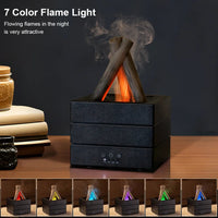 Realistic Flame Aroma Diffuser & Humidifier for Cozy Ambience