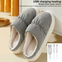 USB Heated Slippers Electric Foot Warmer