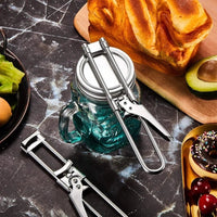 Stainless Steel Adjustable Jar Opener – Multi-Function Kitchen Tool for Effortless Opening