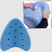 Orthopedic knee and leg pillow with memory foam