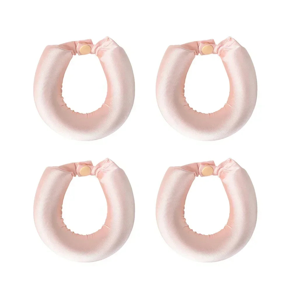 Satin Headband Heatless Hair Curler for Effortless, No-Heat Curls