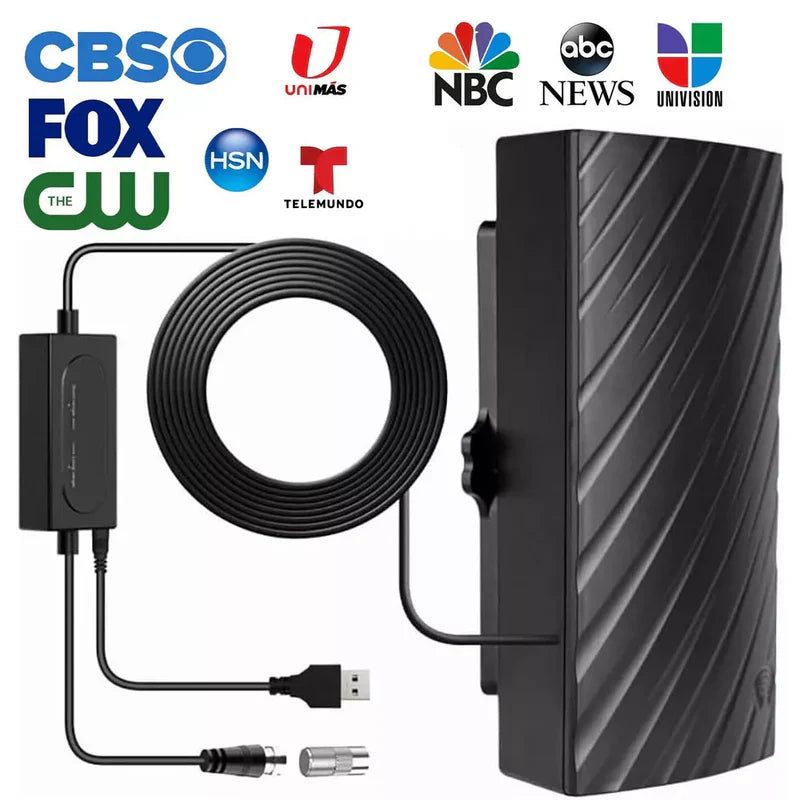 Ultra-Long Range Indoor HDTV Antenna, 4K Digital - Up to 600 Miles