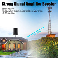 Ultra-Long Range Indoor HDTV Antenna, 4K Digital - Up to 600 Miles