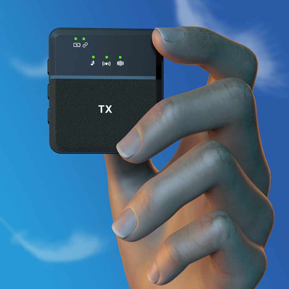 Wireless Bluetooth Lavalier Microphone for Crystal-Clear, Hands-Free Audio