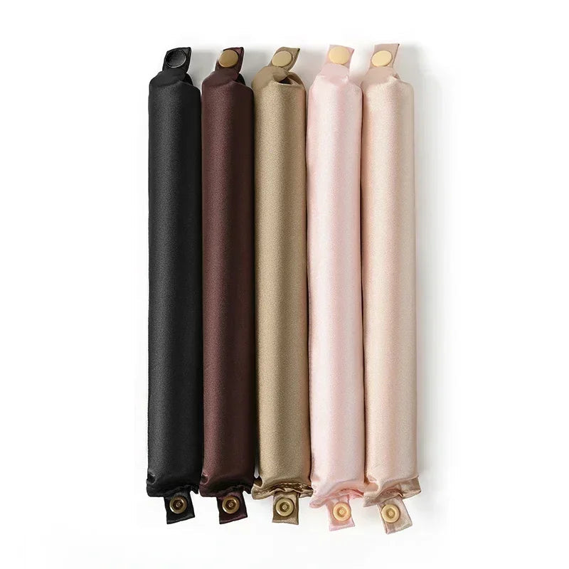 Satin Headband Heatless Hair Curler for Effortless, No-Heat Curls