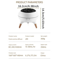 Dynamic Jellyfish Flame Aromatherapy Diffuser