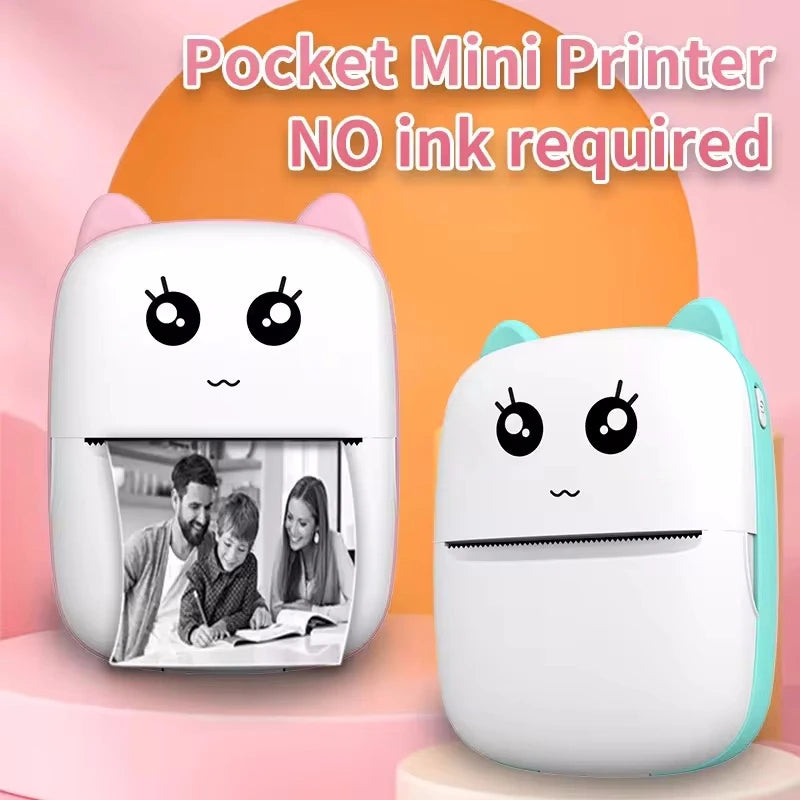 Ultra-Compact Mini Wireless Portable Thermal Label Printer for Quick On-The-Go Labeling