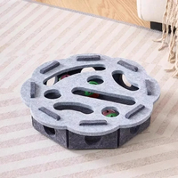 Cozy Felt Interactive Cat Puzzle Box — Engaging Toy for Curious Cats