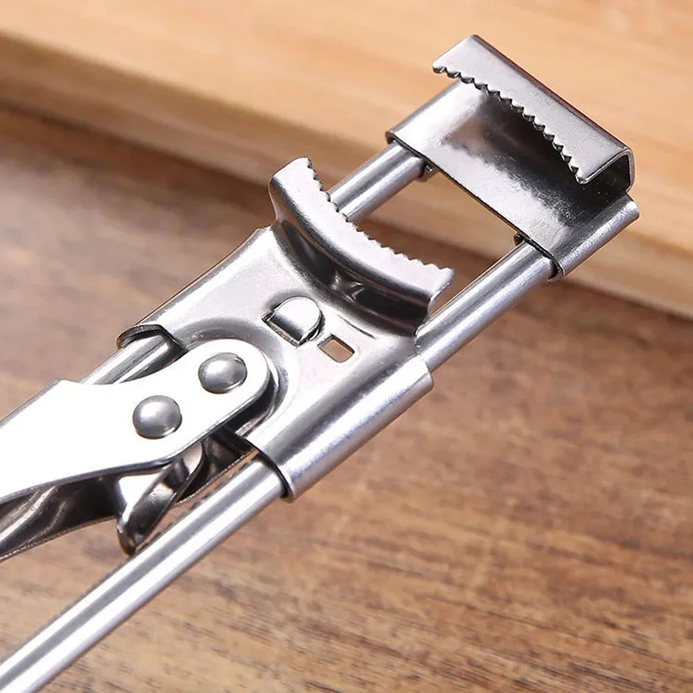 Stainless Steel Adjustable Jar Opener – Multi-Function Kitchen Tool for Effortless Opening