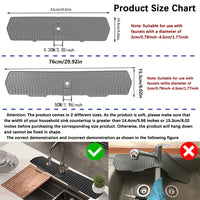 Premium Silicone Kitchen Sink Splash Guard – Effortless Splash Protection & Mess Prevention
