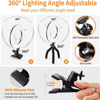 Clip on Laptop Ring Light