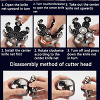 Wireless Electric Head Shaver
