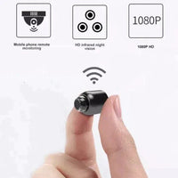 Small WiFi Security Camera Night Vision Wireless HD Kids Pet Safety Monitoring