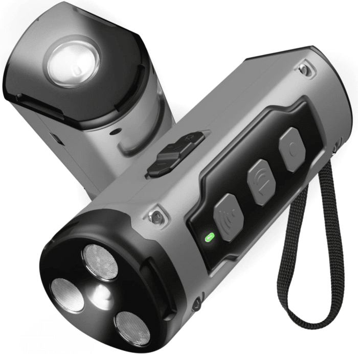 Pocket ultrasonic dog bark deterrent device