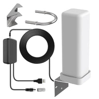 Extra Range 360° Premium Antenna 2025 HDTV Outdoor Antenna Amplified 460 Mile Range