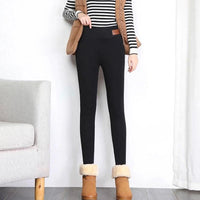 Women's fleece winter leggings