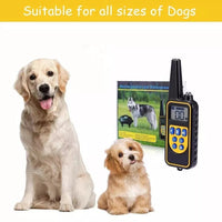 2600ft Electronic Dog Training Collar Waterproof Pet Remote Control