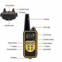 2600ft Electronic Dog Training Collar Waterproof Pet Remote Control