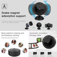 Mini WiFi Camera 1080P HD IR Night Vision Home Security Camera Baby Monitor