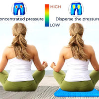 Orthopedic Gel Seat Cushion | Pressure Relief - Tailbone Pain - Lower Back Support - For Office Chair - Car - Wheelchair Use