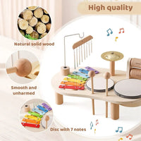 Wooden Music Station - Creative Musical Fun For Little Ones