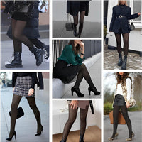 Warm fleece-lined tights