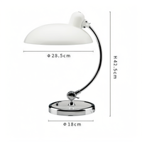 Adjustable Vintage Iron Dome Desk Lamp