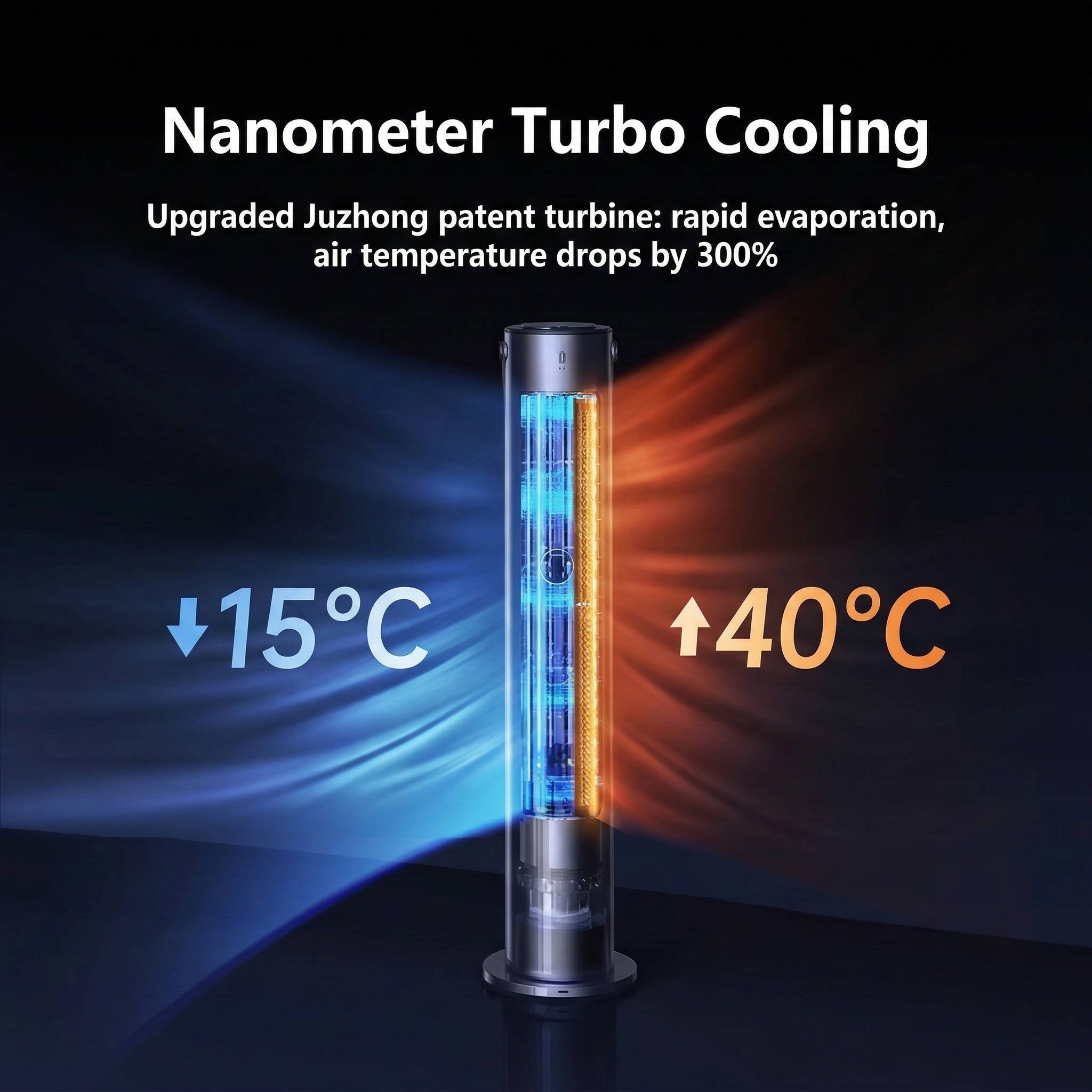 Portable Bedroom Air Conditioner — Powerful, Smart Cooling, Windowless, Whisper-Quiet for Sleep