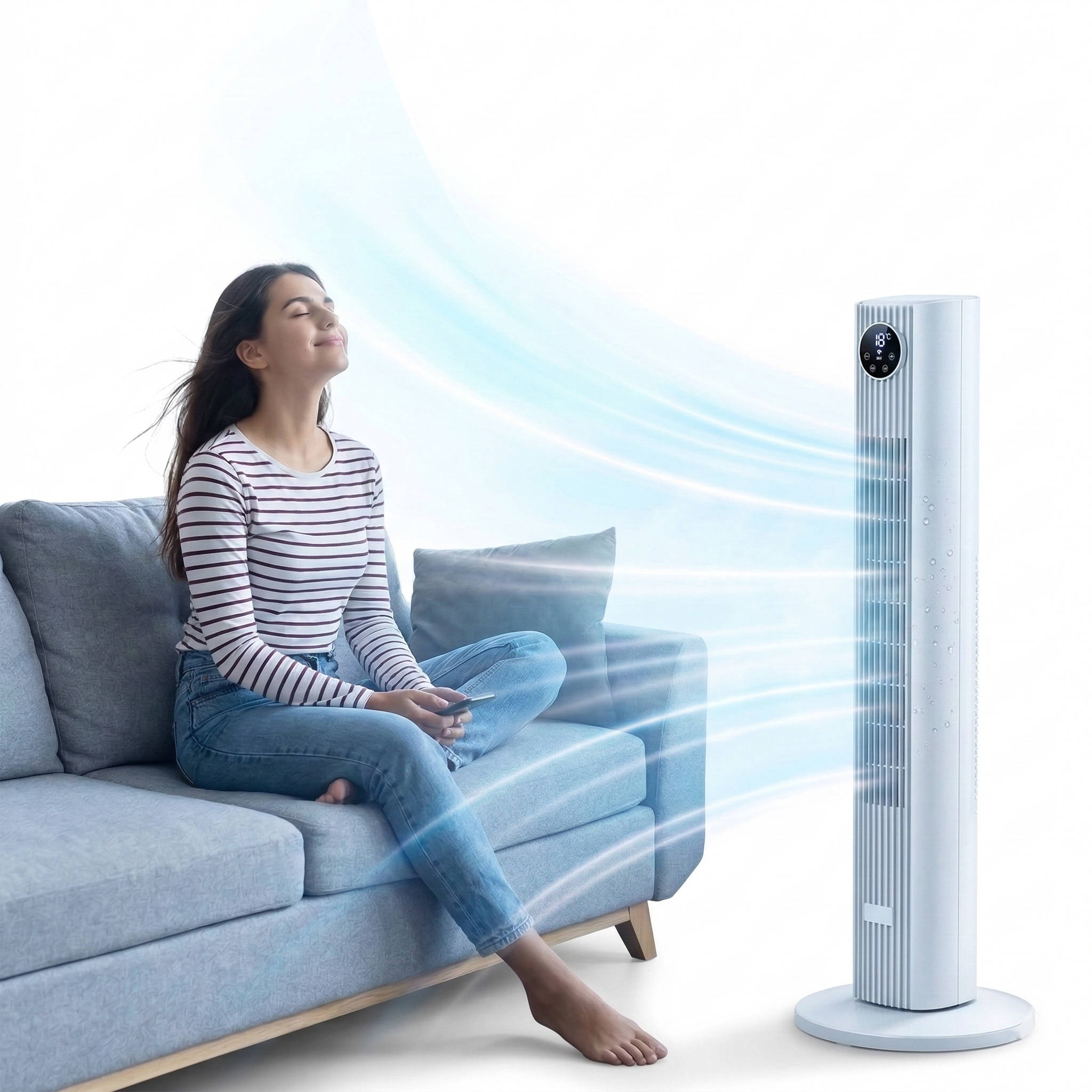Portable Air Conditioner Unit for Bedroom & Apartment – Compact, Windowless Design, Efficient Room Cooler