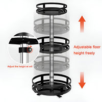 3-Tier Swivel Metal Organizer