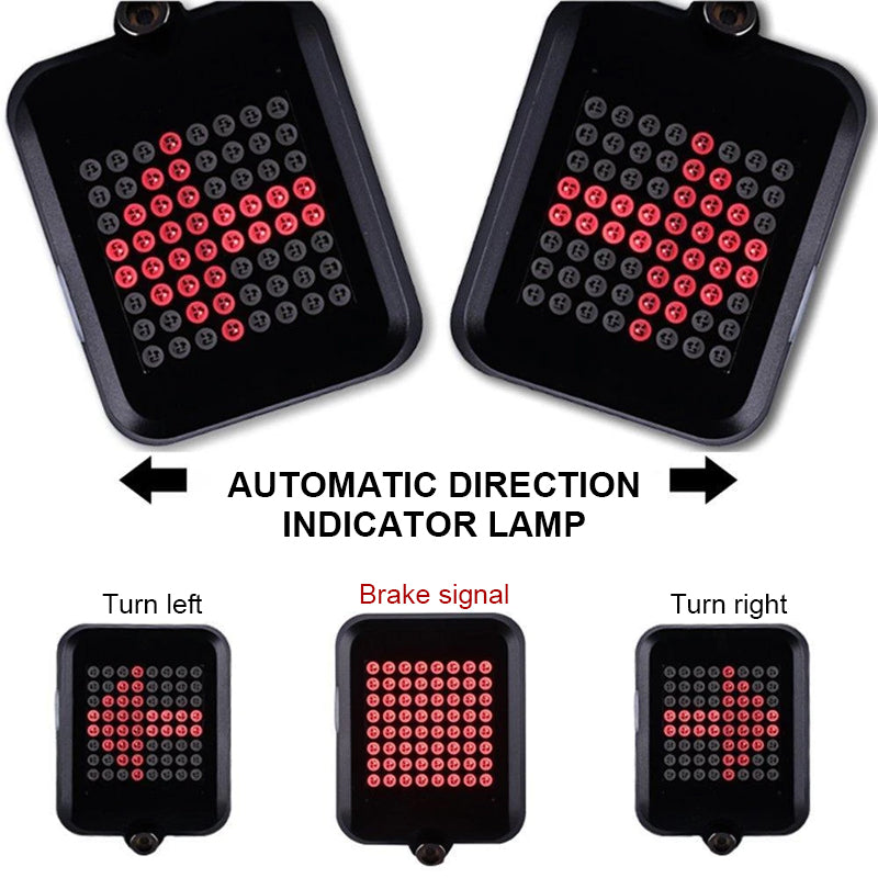 Intelligent LED bicycle blinkers