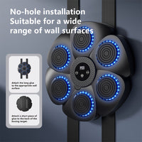 Wireless Music Boxing Machine, USB Rechargeable Wall Target