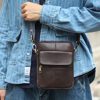 Small Shoulder Bag Made Of Leather For Men