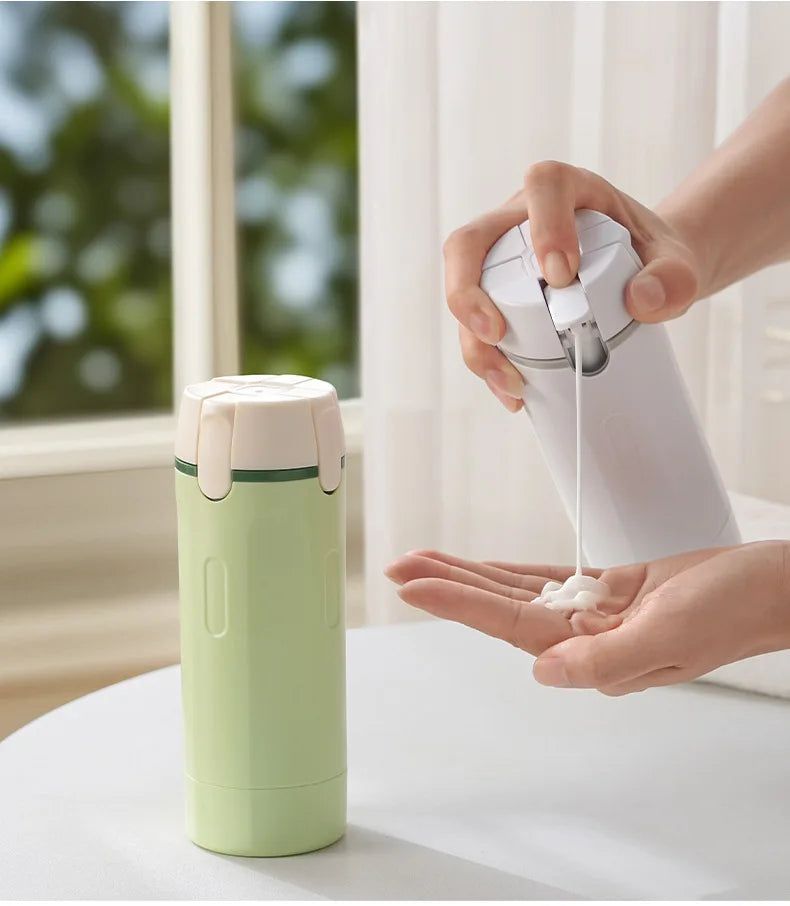 FURLLO 4 In 1 Travel Dispenser Portable Travel Bottles Leak Proof Leakproof Travel Container For Perfume Shampoo Conditioner Lotion...