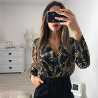 Vintage Printed Bodysuit