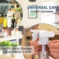 FURLLO Automatic Beverage Straw Beverage Dispenser Automatic Drinking Straw Suction Pump Magic Tap Spill Proof Water Pump Diy Dispenser