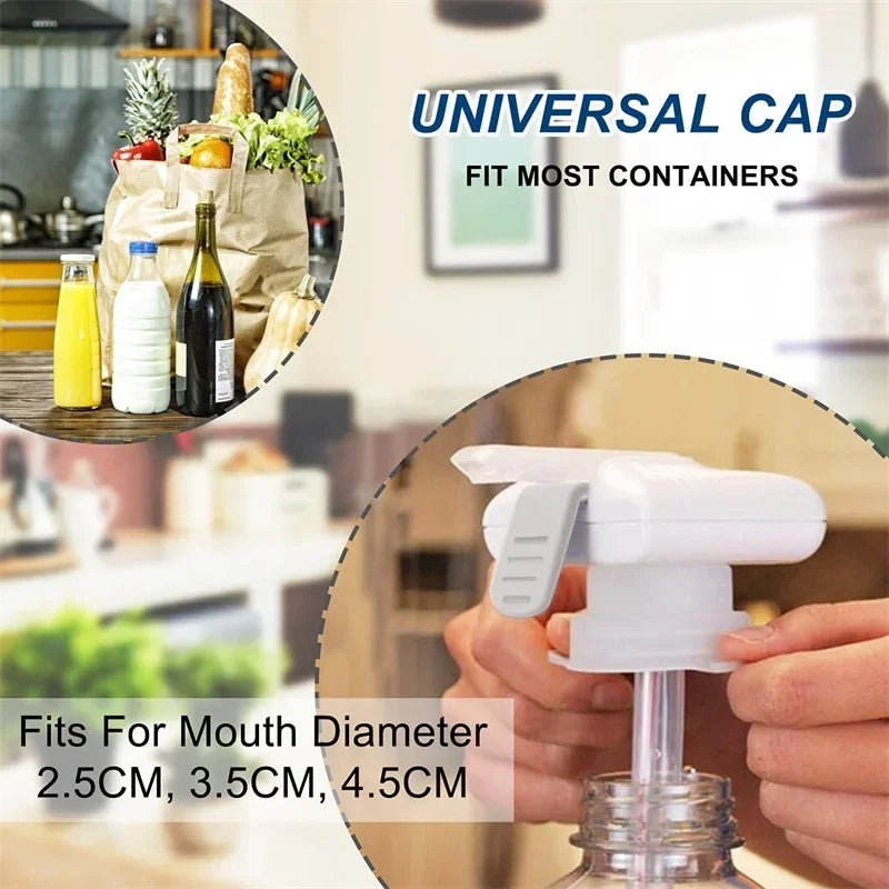 FURLLO Automatic Beverage Straw Beverage Dispenser Automatic Drinking Straw Suction Pump Magic Tap Spill Proof Water Pump Diy Dispenser