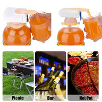 FURLLO Automatic Beverage Straw Beverage Dispenser Automatic Drinking Straw Suction Pump Magic Tap Spill Proof Water Pump Diy Dispenser
