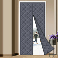 Magnetic Thermal Winter Door Curtain – Superior Insulation and Draft Blocking