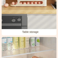 FURLLO 2-4-layer Slide Egg Storage Box Ladder Style Egg Box Storage Refrigerator Side Door Large Capacity Automatic Egg Rolling Machine