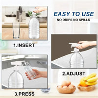 FURLLO Automatic Beverage Straw Beverage Dispenser Automatic Drinking Straw Suction Pump Magic Tap Spill Proof Water Pump Diy Dispenser