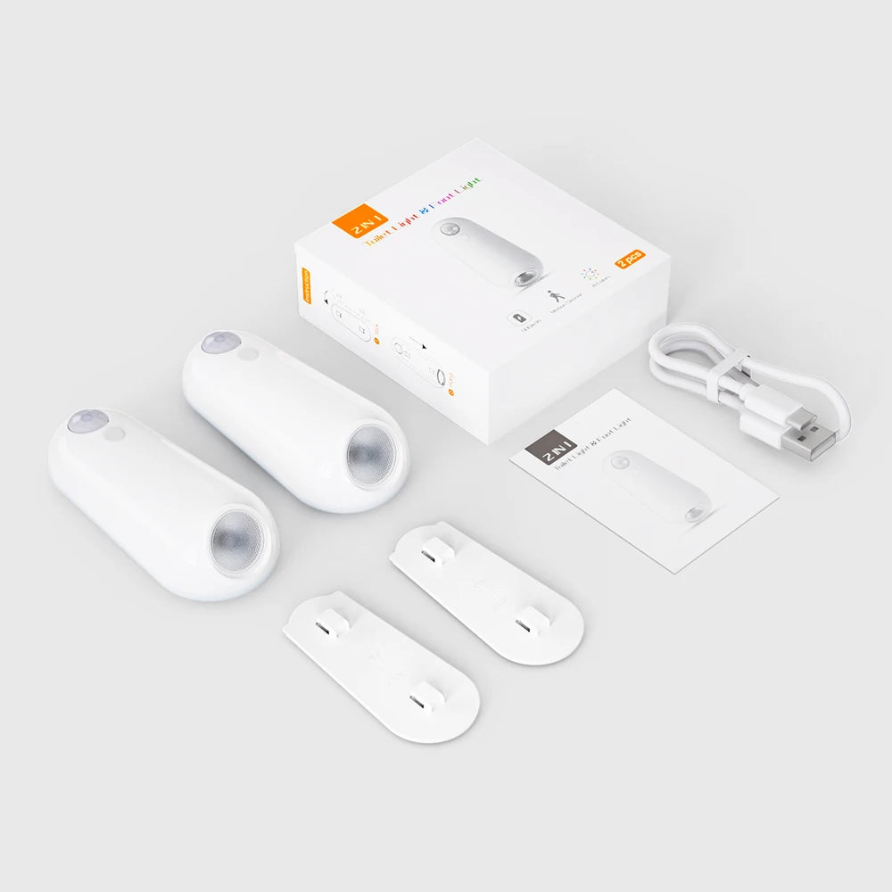 Toilet Night Light Motion Sensor Light Toilet Bowl Light RGB 7Color Changing For Bathroom Decoration LED Rechargeable LED Light