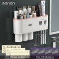 Furllo Magnetic Toothbrush Holder & Auto Toothpaste Dispenser — Wall Mount